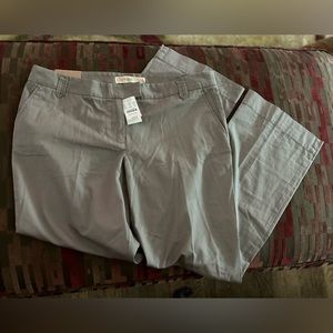 NWT Women’s J.Crew Classic Twill City Fit Chino Pants Size 14R Buttery Twill